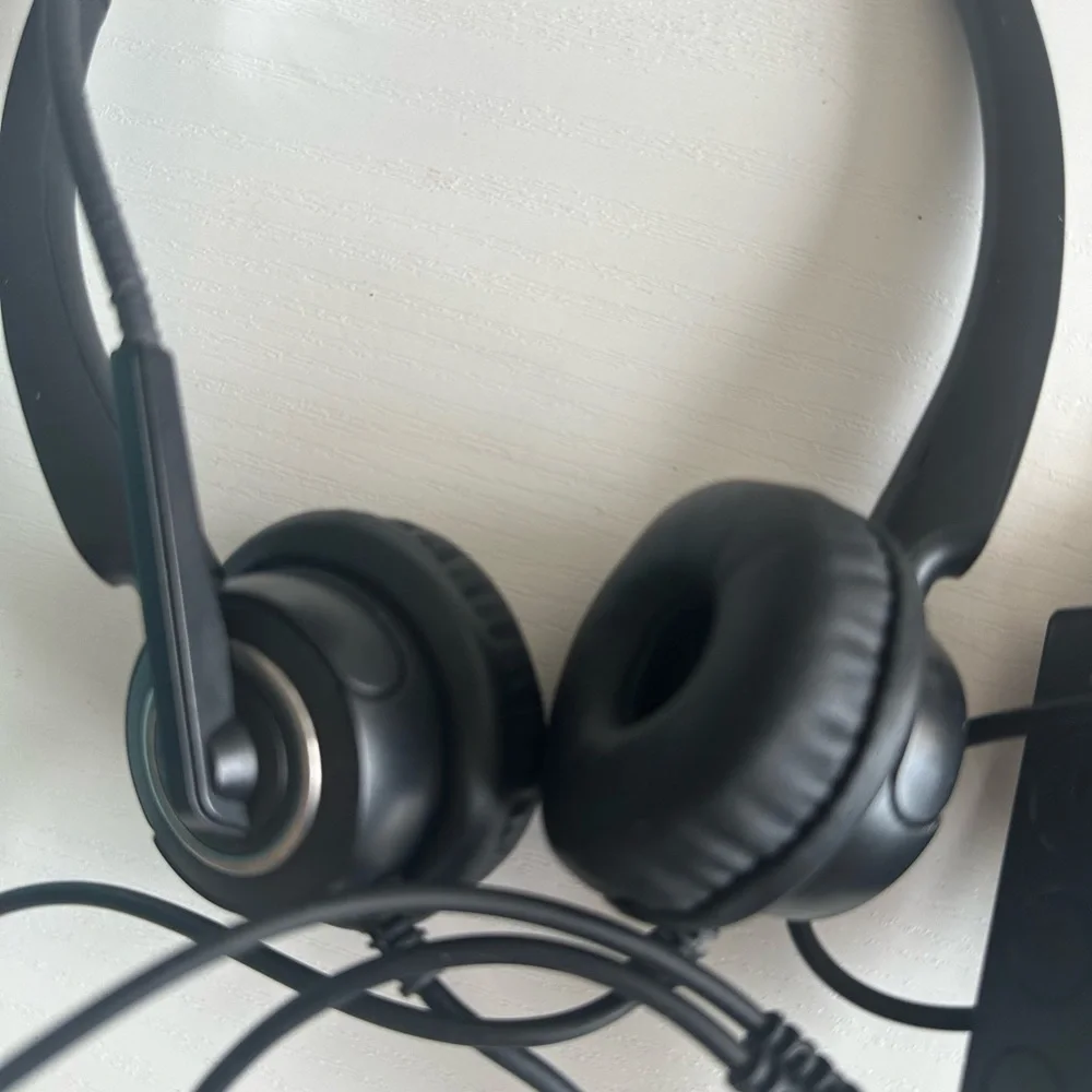 Wired Over-Ear Headset with Inline Controls - Black